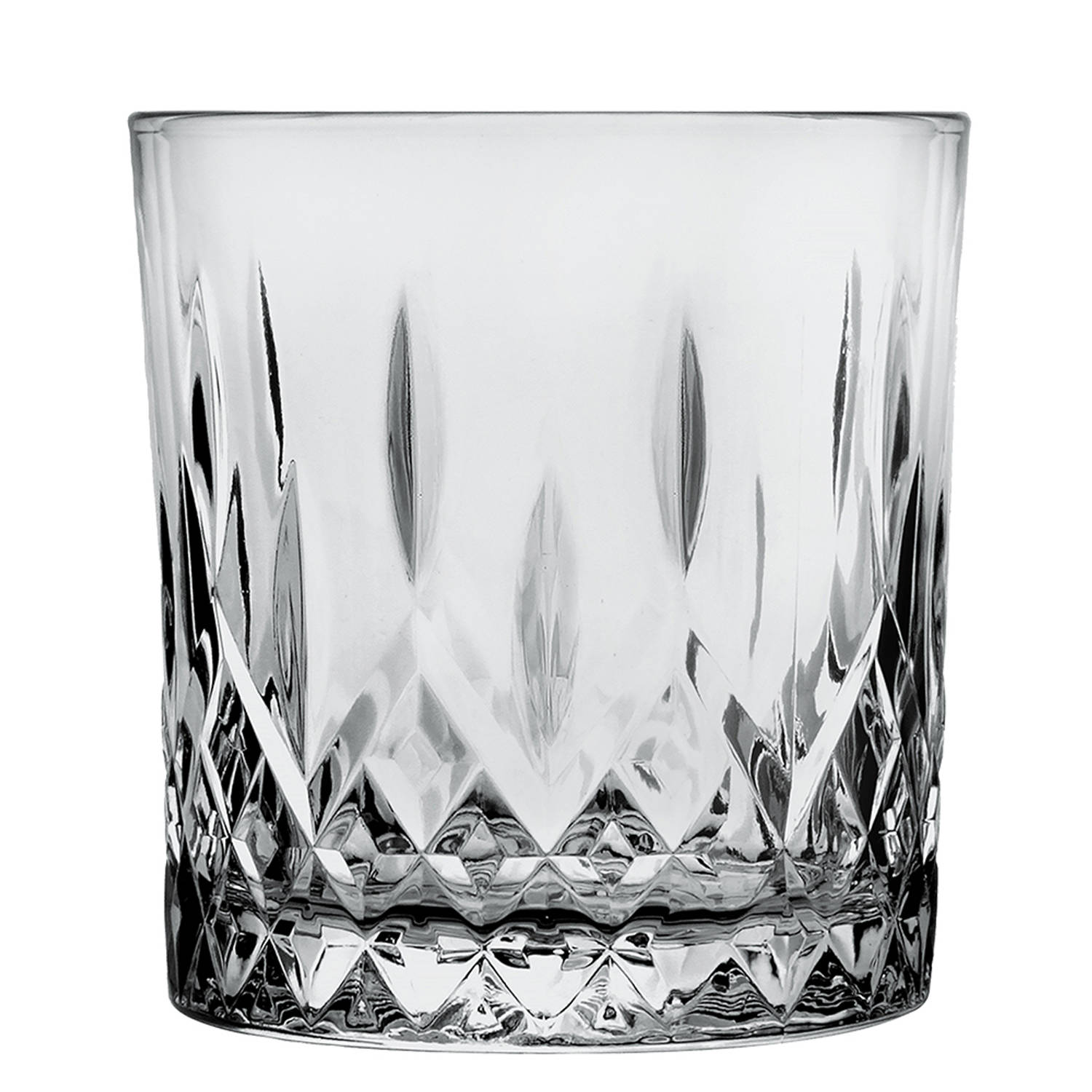 Clayre & Eef Waterglas 280 ml Grijs Glas Drinkbeker Drinkglas