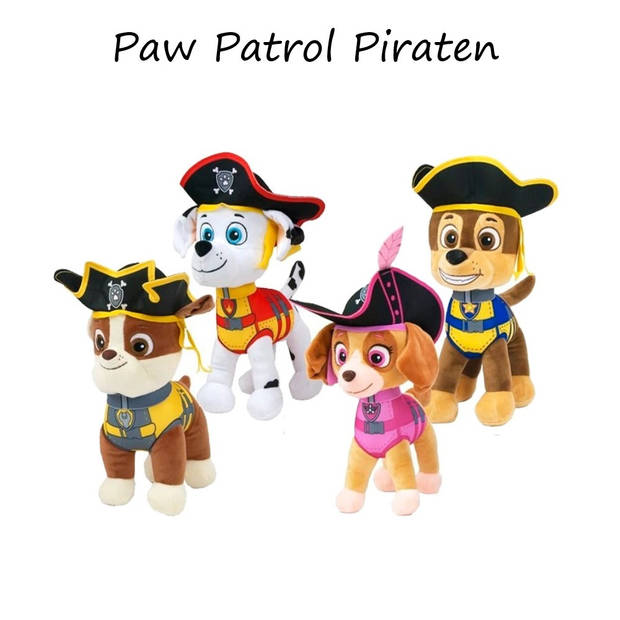 Piraten Knuffel Chase 28cm Paw Patrol & Friends