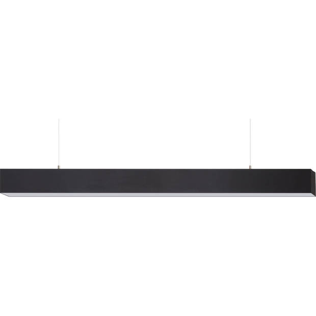 LED Hanglamp - Hangverlichting - Cobalt - 40W - Natuurlijk Wit 4200K - Mat Zwart - Aluminium - 5cm