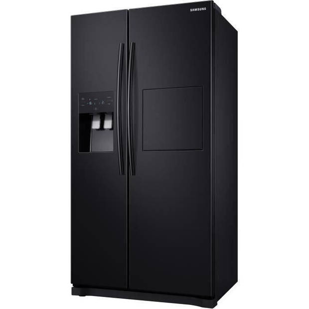 SAMSUNG RS50N3803BC-Amerikaanse koelkast-501 L (357 + 144 L) -Gekoelde ventilatie-A + -L 91,2 x H 178,9 cm-Carbon Black