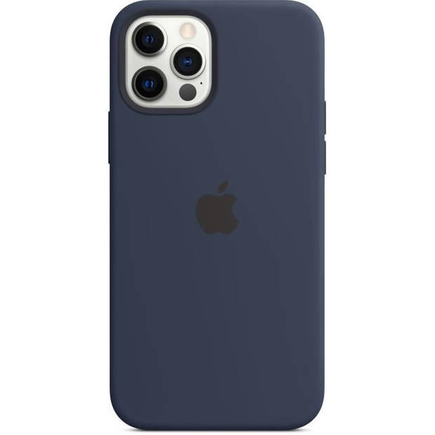 APPLE iPhone 12 12 Pro siliconen hoesje met MagSafe - marineblauw