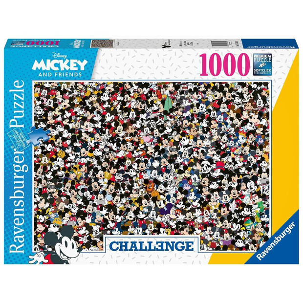 RAVENSBURGER Puzzel 1000 p - Mickey Mouse (uitdagingspuzzel)