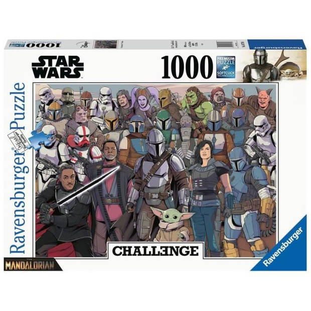 RAVENSBURGER Puzzel 1000 p - Baby Yoda / Star Wars Mandalorian (uitdagingspuzzel)