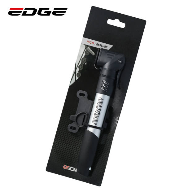 Edge Tyfoon Mini Fietspomp 8 bar / 116 PSI Zwart/grijs