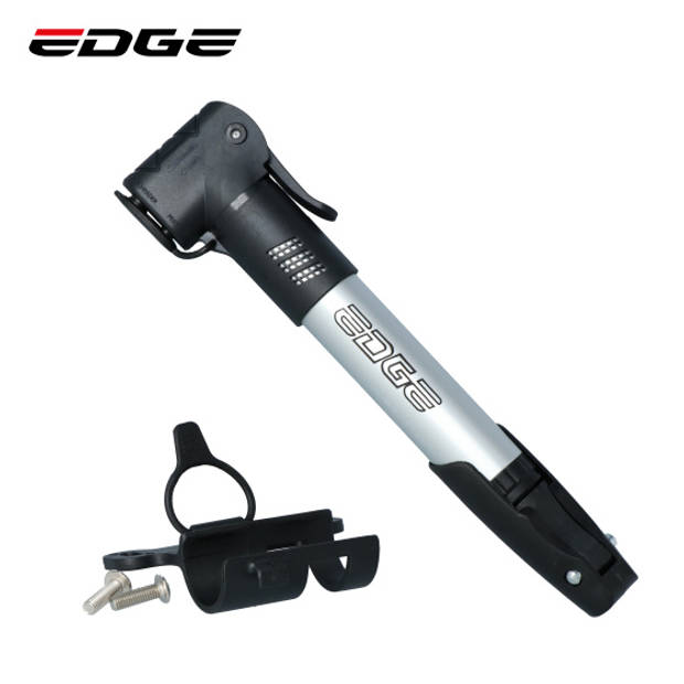 Edge Tyfoon Mini Fietspomp 8 bar / 116 PSI Zwart/grijs