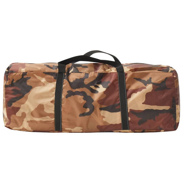 vidaXL Iglotent 8-persoons 650x240x190 cm camouflage