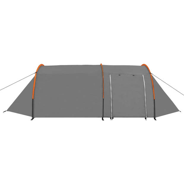 The Living Store Tent - Grijs/Oranje - 410 x 175 x 105 cm - Geschikt voor 4 Personen