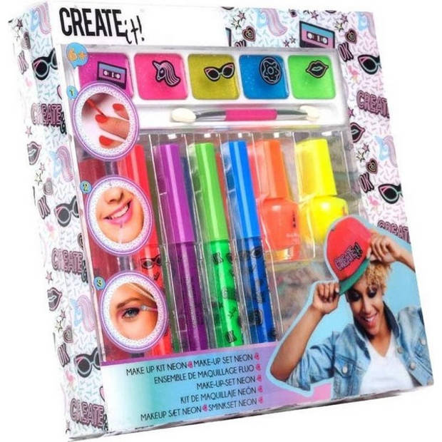 Create It! Make-upset Neon 7-delig