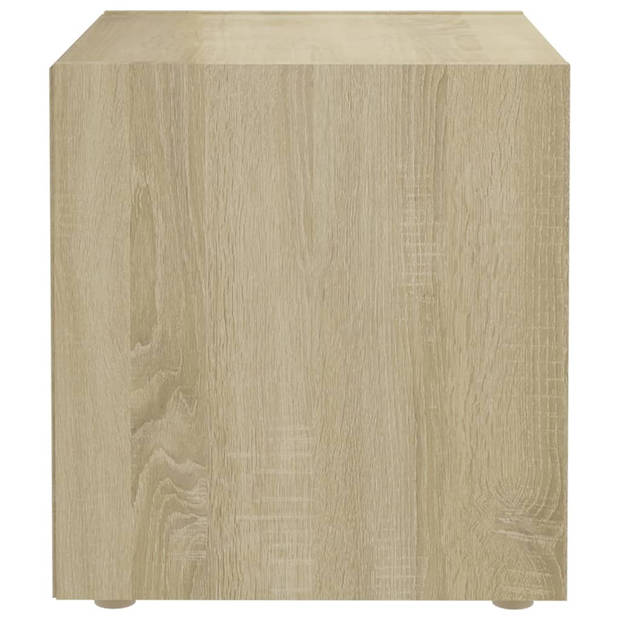 vidaXL Tv-meubelen 2 st 37x35x37 cm bewerkt hout sonoma eikenkleurig