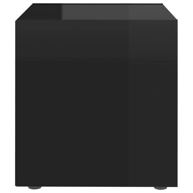 vidaXL Tv-meubelen 2 st 37x35x37 cm bewerkt hout hoogglans zwart