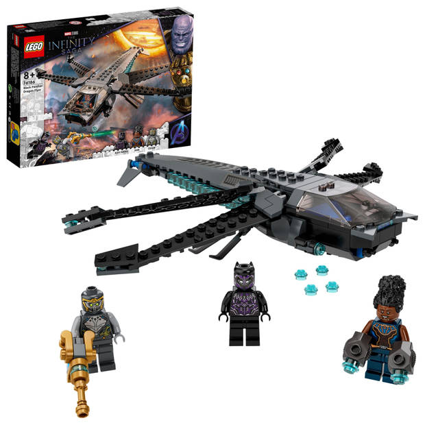 LEGO Marvel Super Heroes Marvel Black Panther Dragon Flyer Set 76186