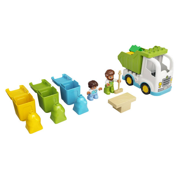 LEGO DUPLO Town Vuilniswagen & Recycling Speelgoed