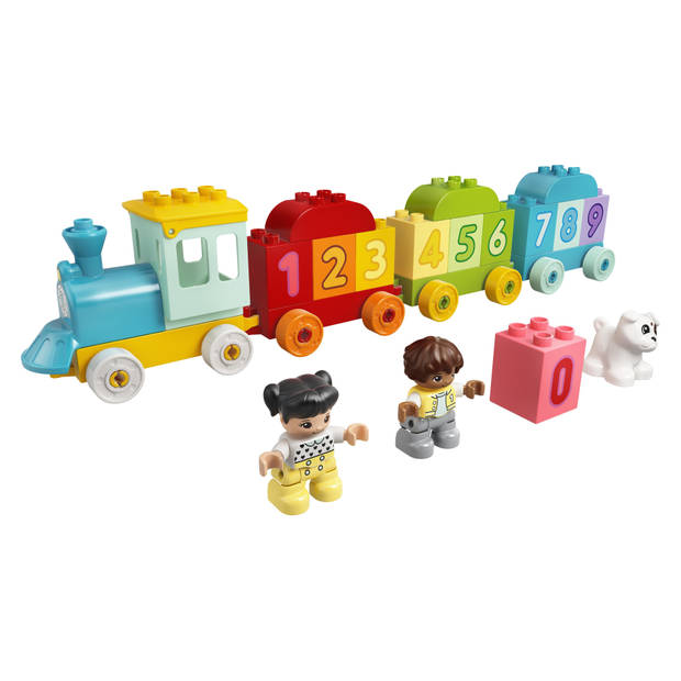 LEGO 10954 DUPLO De getallentrein - Leer tellen Educatieve spellen 1,5 jaar, cadeau voor babyspeelgoed OF leerset