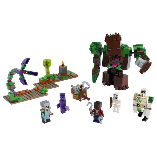 LEGO Minecraft De Junglechaos speelgoed 21176