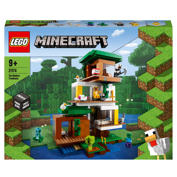 LEGO Minecraft De moderne boomhut speelgoed 21174