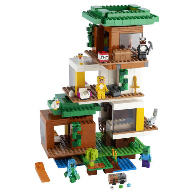 LEGO Minecraft De moderne boomhut speelgoed 21174