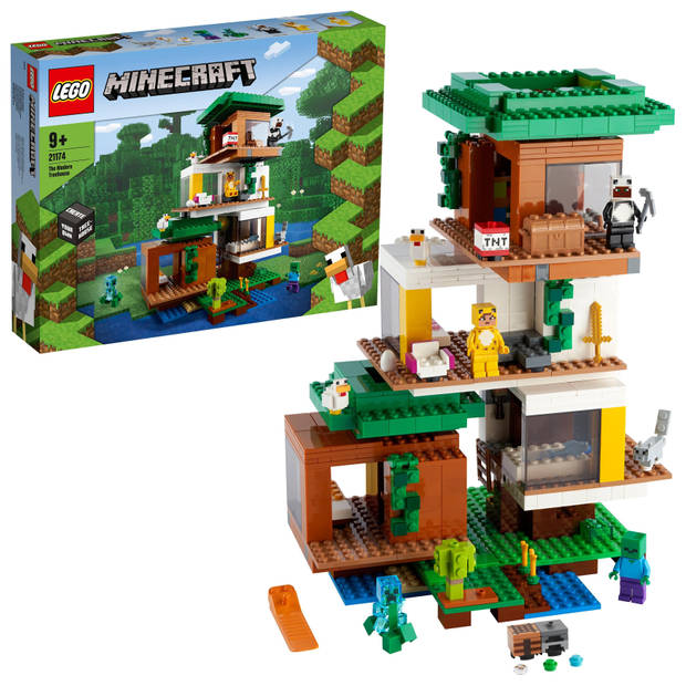 LEGO Minecraft De moderne boomhut speelgoed 21174