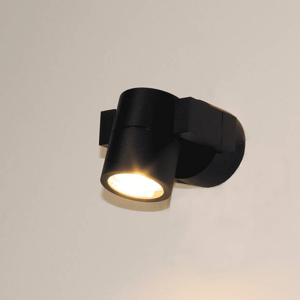 Artdelight Wandlamp Single zwart