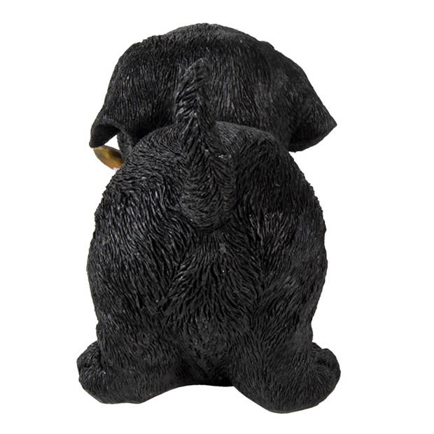 Clayre & Eef Zwarte Decoratie hond 20*8*11 cm 6PR3359
