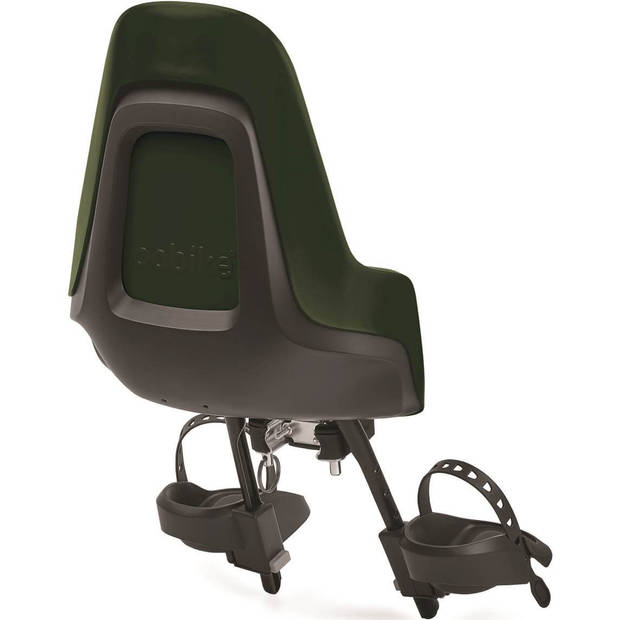 Bobike One Mini Fietszitje Voor Stuurpenbevestiging Olive Green