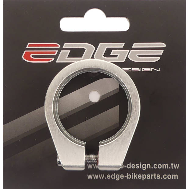 Edge Zadelpenklem ø34.9 aluminium met inbusbout -