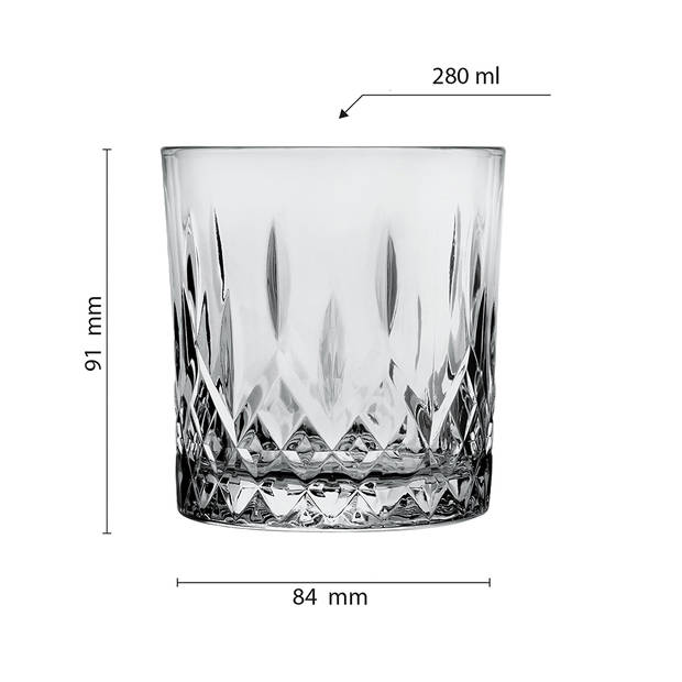 Clayre & Eef Grijze Drinkglas Ø 8*9 cm / 280 ml 6GL3468
