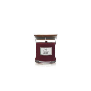 WoodWick Geurkaars Medium Black Cherry - 11 cm / ø 10 cm