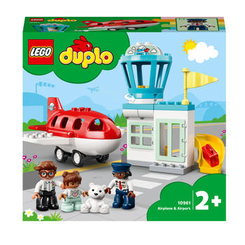LEGO DUPLO Town Vliegtuig & vliegveld Set 10961