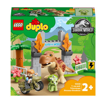LEGO DUPLO T rex en Triceratops Dinosaurus Speelgoed