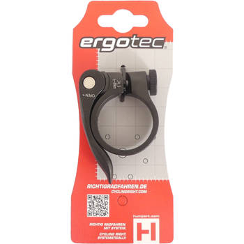 Ergotec Zadelpenklem SCQ-0100 ø34,9 aluminium met