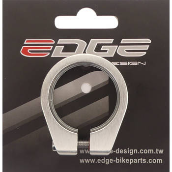 Edge Zadelpenklem ø34.9 aluminium met inbusbout -