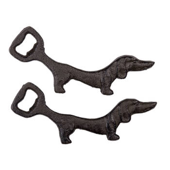 Clayre & Eef Flessenopener hond 17*8 cm 6Y4567