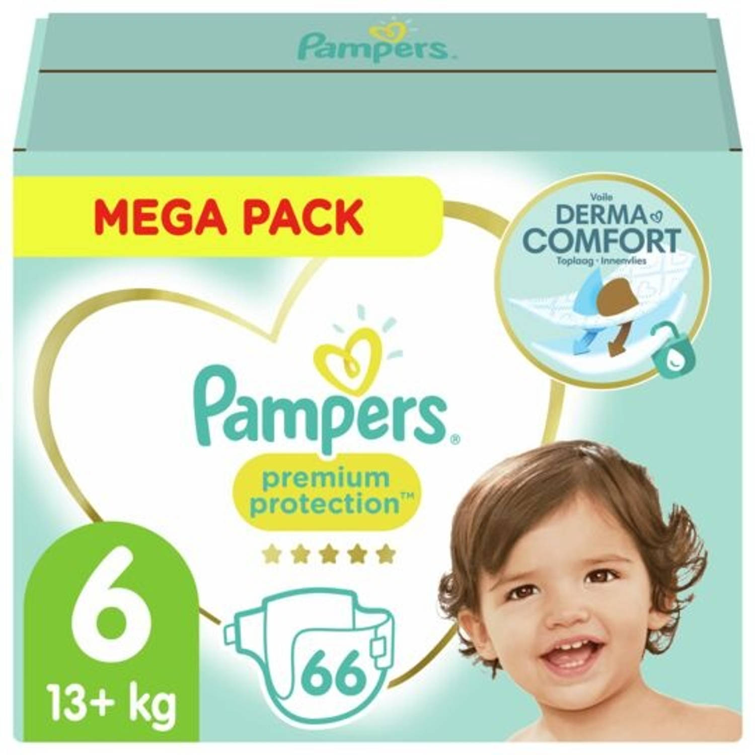 Pampers 66 Premium Protection Luiers Maat 6