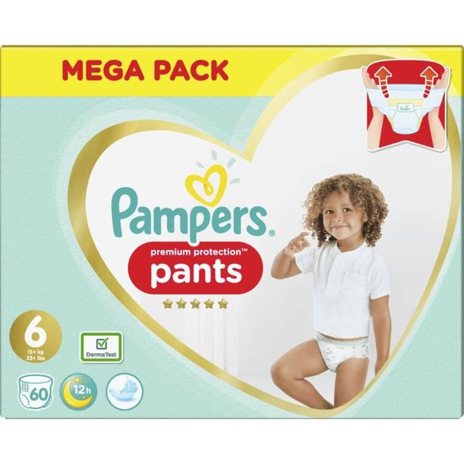 Pampers - Premium Protection Pants-Maat 6-Mega Pack - 60 luierbroekjes 