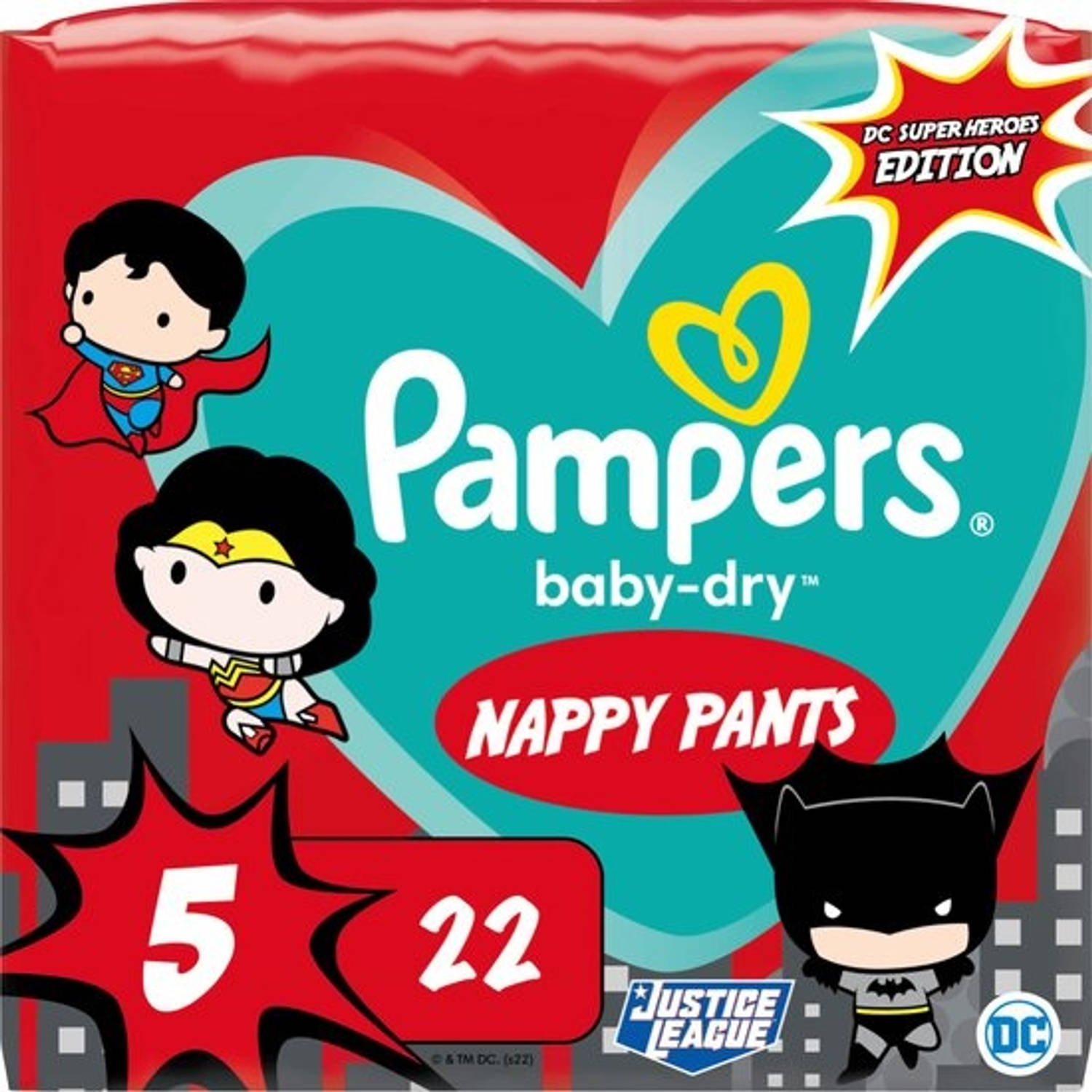 Pampers Baby-dry Broek Maat 5 27 Slipjes 1 Maandverpakking