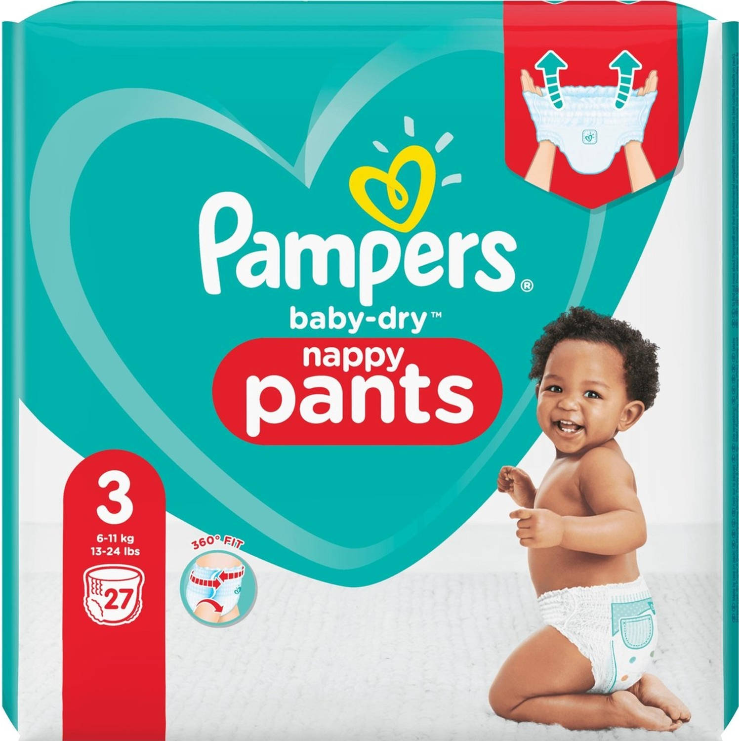 Pampers Broekjes Baby Dry Pants Maat-3 Midi