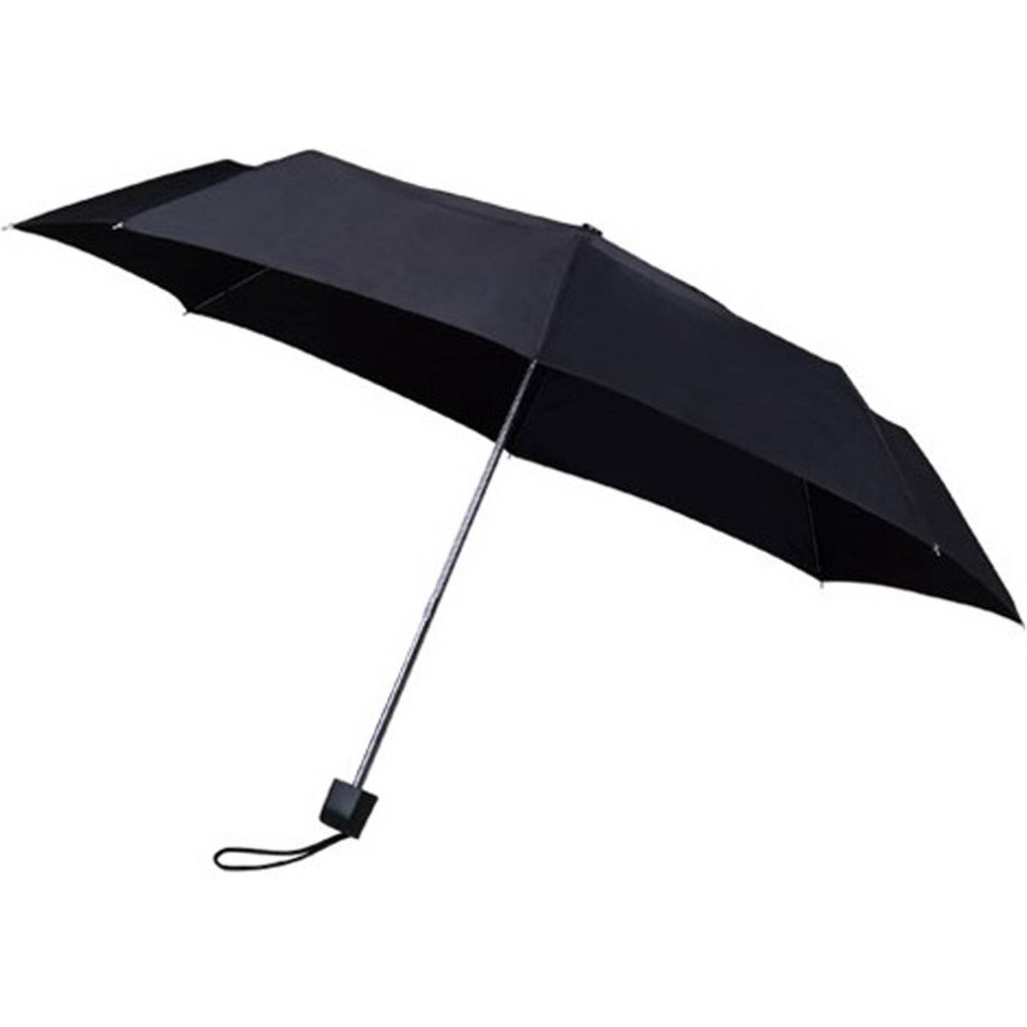 Opvouwbaar paraplu - handopening paraplu - Stevig paraplu met diameter van 100 cm - Zwart