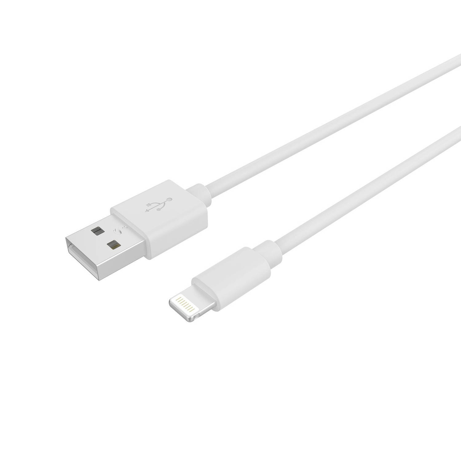 Usb-lightning Kabel, 1 Meter, Wit Celly Procompact