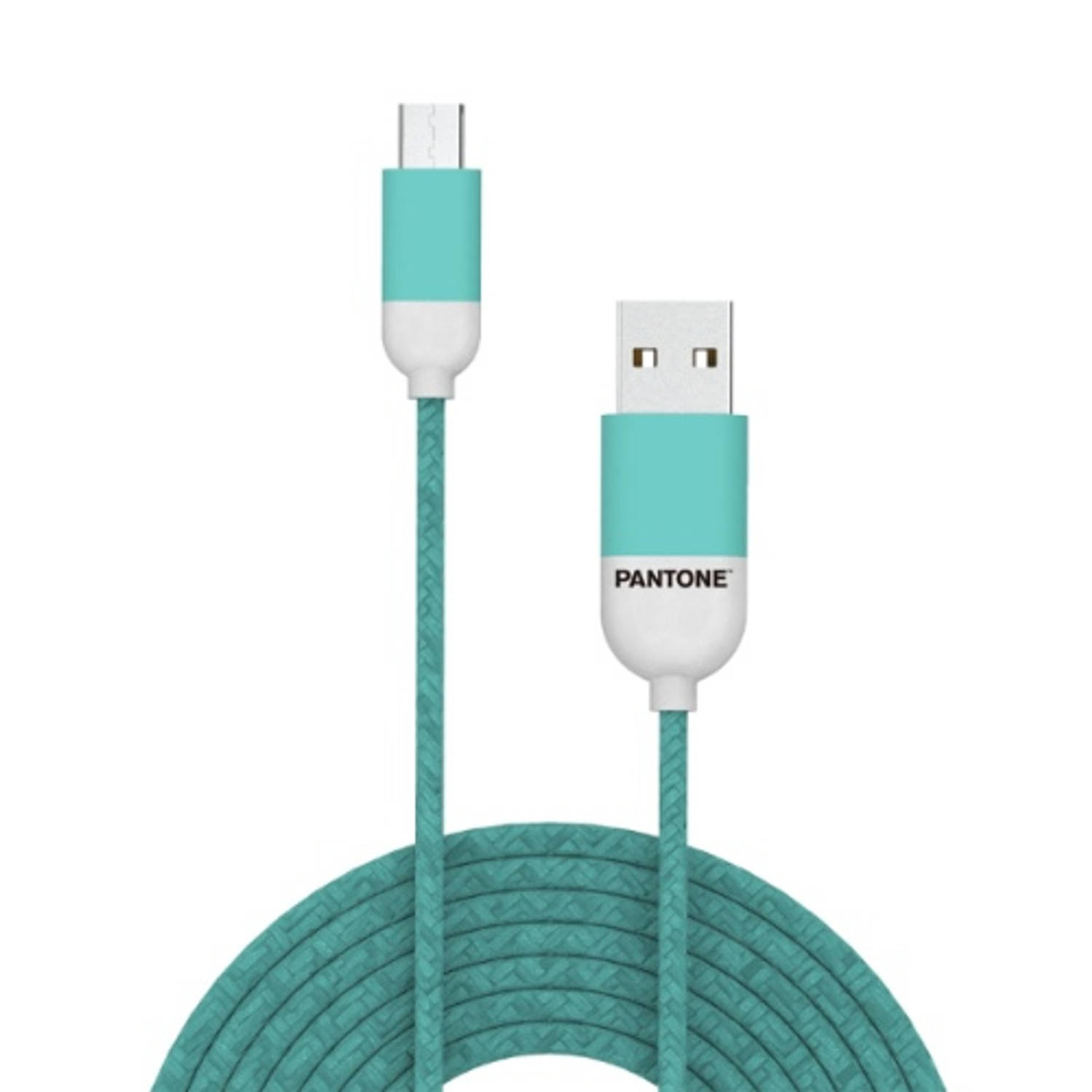 Celly - Micro-USB Kabel, Mintgroen - Rubber - Celly Pantone