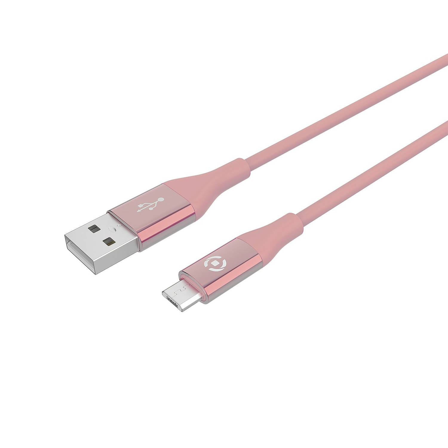 Celly - Micro-USB Kabel, 1 meter, Roze - Celly Feeling
