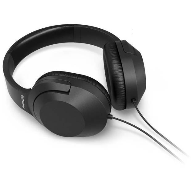 Philips tah2005bk - stereokoptelefoon - lichtgewicht hoofdband - 40 mm luidsprekers - zachte kussentjes - zwart