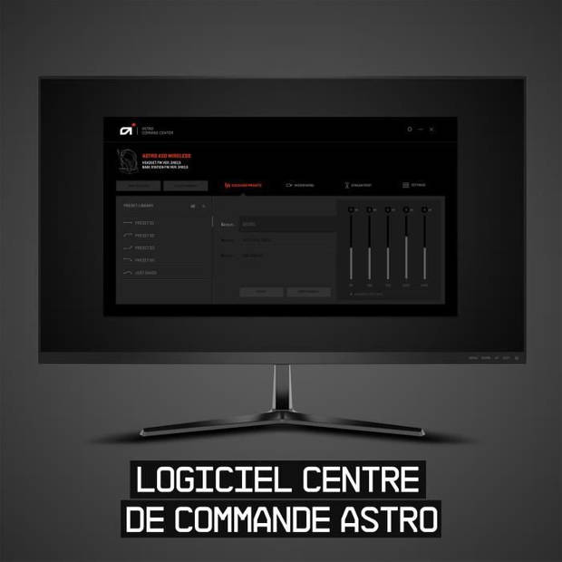 LOGITECH ASTRO Astro A50 Koptelefoon - Draadloos - Hoofdmontage - Stereo - Zwart - Bereik 914,4 cm - 20 Hz / 20 khz -