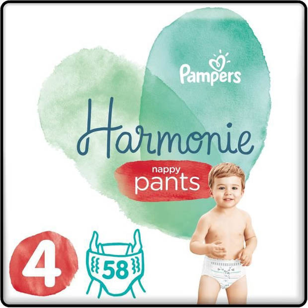 Pampers - Harmonie Pants - Maat 4 - Megapack - 58 luierbroekjes