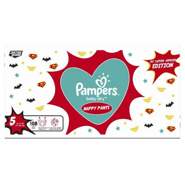 Pampers - Baby Dry Pants Superheroes - Maat 5 - Small Pack - 22 stuks - 12/17KG