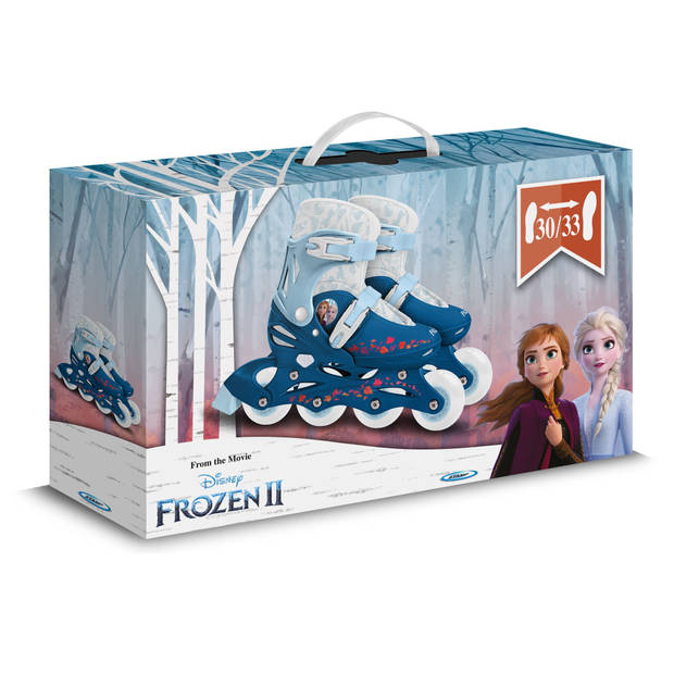Disney verstelbare inlineskates Frozen 2 meisjes blauw mt 30-33