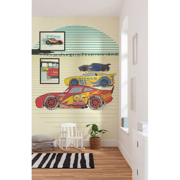 Kunstdruk Cars Lightning McQueen 70x50cm