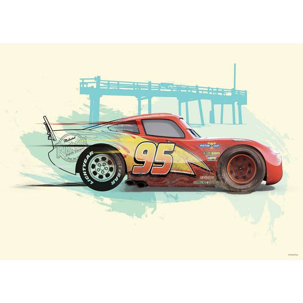 Kunstdruk Cars Lightning McQueen 70x50cm