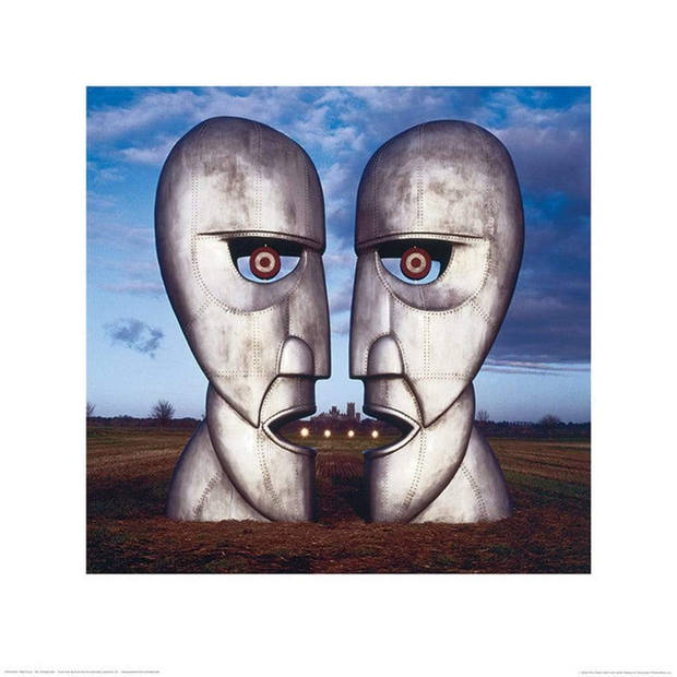 Kunstdruk Pink Floyd The Division Bell 40x40cm