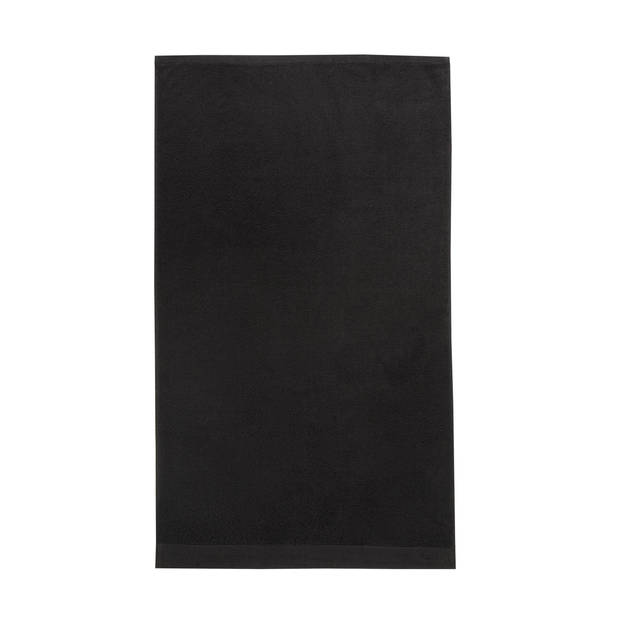 Seahorse badhanddoek Pure - 60x110 cm - Zwart - set van 2 stuks