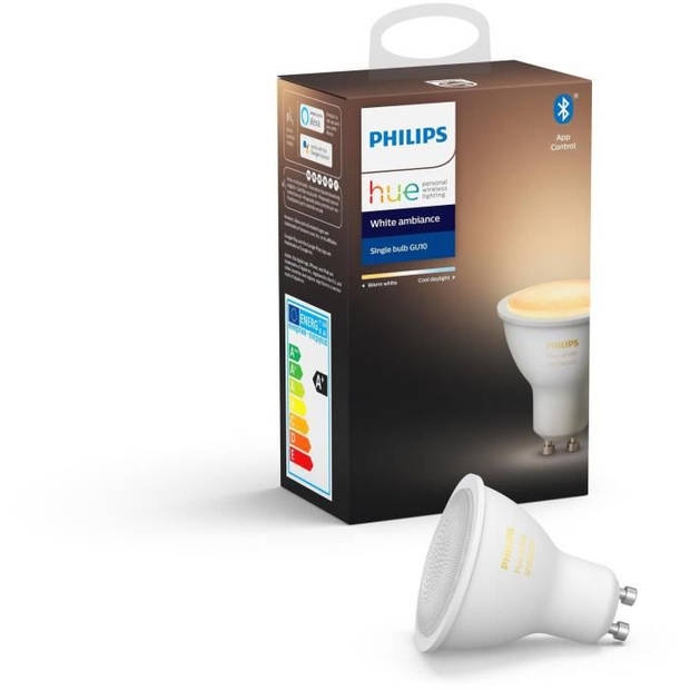Philips hue white ambiance-lamp - 5,5 w - gu10 - bluetooth
